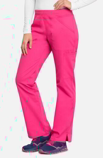 Women's Rib Knit Waist Cargo Scrub Pant Women's Rib Knit Waist Cargo Scrub Pant