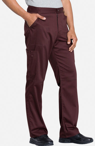 Clearance Revolution by Cherokee Workwear Men's Zip Fly Cargo Scrub Pant