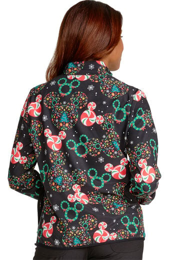 Women's Packable Holiday Heads Print Jacket