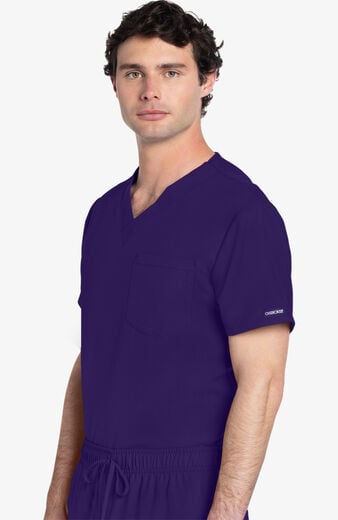 Unisex Tuck-In 1-Pocket V-Neck Scrub Top Unisex Tuck-In 1-Pocket V-Neck Scrub Top