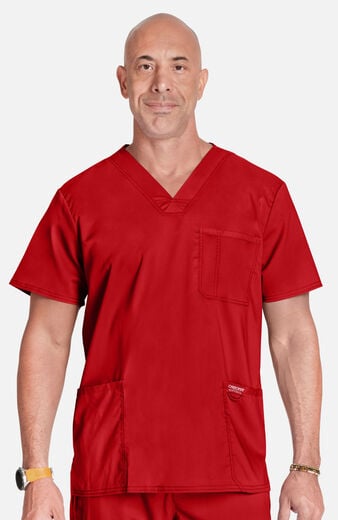 Men's Utility 3-Pocket V-Neck Scrub Top Men's Utility 3-Pocket V-Neck Scrub Top