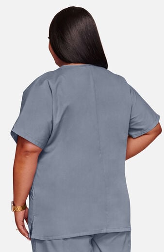 Women's Scrub Set: V-Neck Top & Flare Leg Drawstring Pant Women's Scrub Set: V-Neck Top & Flare Leg Drawstring Pant