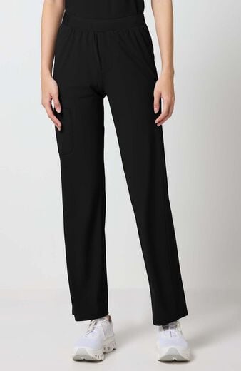 Women's 4-Pocket Interior Drawstring Straight Leg Scrub Pant Women's 4-Pocket Interior Drawstring Straight Leg Scrub Pant
