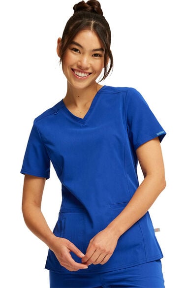 Clearance Women's Solid Scrub Top, , large