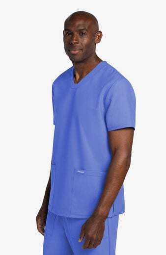Men's Scrub Set: 2-Pocket Squared V-Neck Top & 4-Pocket Cargo Jogger Pant Men's Scrub Set: 2-Pocket Squared V-Neck Top & 4-Pocket Cargo Jogger Pant