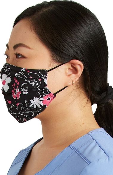 Women's Reversible Hopeful Hearts & Bloom-tanical Print Face Mask, , large