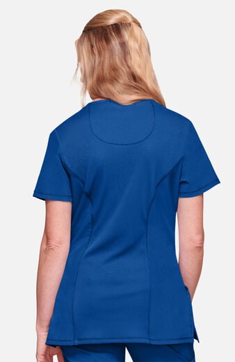 Women's Scrub Set: Mock Wrap Solid Top & Tapered Jogger Pant Women's Scrub Set: Mock Wrap Solid Top & Tapered Jogger Pant