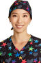 Unisex Loving Stars Print Scrub Hat, , large