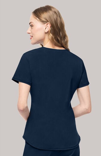 Women's Layered V-Neck Scrub Top Women's Layered V-Neck Scrub Top
