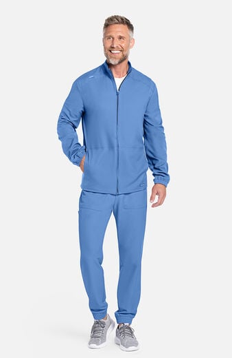 Men's 2-Pocket Zip-Front Warm Up Scrub Jacket Men's 2-Pocket Zip-Front Warm Up Scrub Jacket