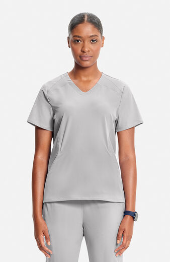 Women's Pouch Pocket V-Neck Scrub Top  Women's Pouch Pocket V-Neck Scrub Top