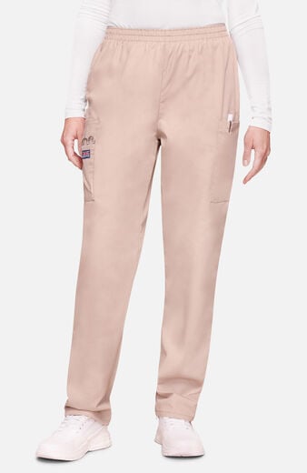 Women's Elastic Waist Utility Scrub Pant Women's Elastic Waist Utility Scrub Pant