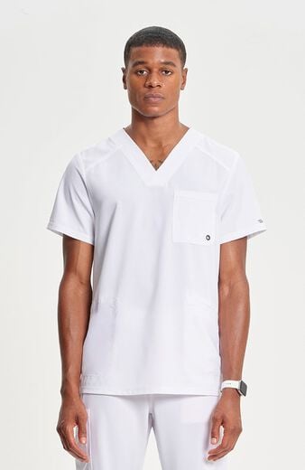 Men's Stretch V-Neck Scrub Top Men's Stretch V-Neck Scrub Top