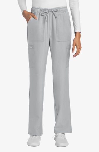 Women's Drawstring Cargo Straight Leg Scrub Pant Women's Drawstring Cargo Straight Leg Scrub Pant