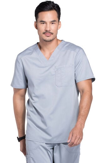 Men's Chest Pocket V-Neck Scrub Top Men's Chest Pocket V-Neck Scrub Top