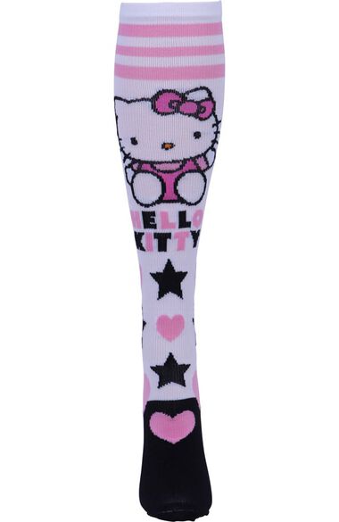 Women's 8-12 mmHg Hello Kitty Love Print Compression Sock, , large