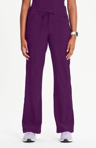 Women's Rib Knit Drawstring Waist Scrub Pant Women's Rib Knit Drawstring Waist Scrub Pant