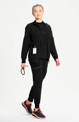 Women's Zip Front Warm Up Scrub Jacket Women's Zip Front Warm Up Scrub Jacket