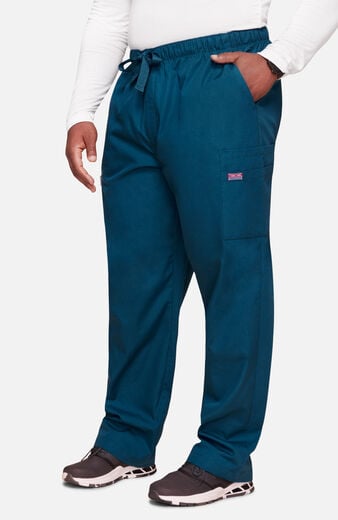 Men's Drawstring Cargo Scrub Pant Men's Drawstring Cargo Scrub Pant