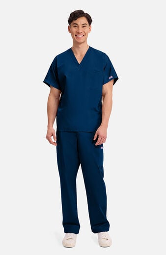 Unisex V-Neck 1 Pocket Scrub Top Unisex V-Neck 1 Pocket Scrub Top