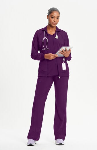 Women's Zip Front Warm Up Scrub Jacket Women's Zip Front Warm Up Scrub Jacket