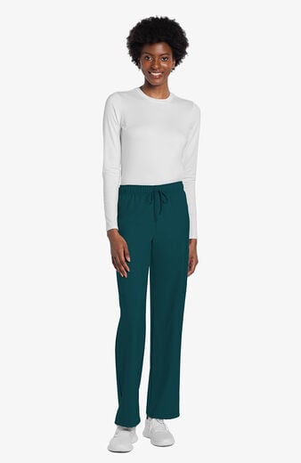 Unisex 3-Pocket Drawstring Straight Leg Scrub Pant Unisex 3-Pocket Drawstring Straight Leg Scrub Pant