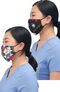 Clearance Women's Reversible Sweet Flow Stick Together Print Face Mask, , large