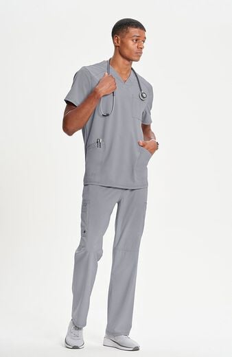 Men's Stretch V-Neck Scrub Top Men's Stretch V-Neck Scrub Top
