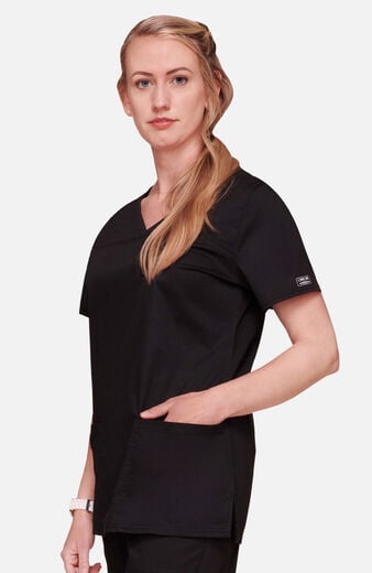 Women's 3-Pocket V-Neck Scrub Top Women's 3-Pocket V-Neck Scrub Top