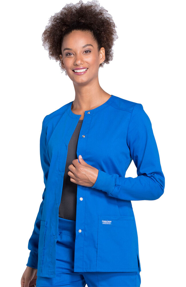 Clearance Professionals by Cherokee Workwear Women s Snap Front
