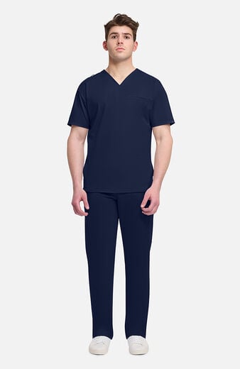 Men's 3-Pocket Relaxed V-Neck Scrub Top Men's 3-Pocket Relaxed V-Neck Scrub Top