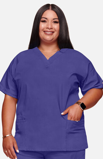 Women's 3-Pocket Dolman V-Neck Scrub Top Women's 3-Pocket Dolman V-Neck Scrub Top