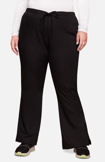 Women's Natural Rise Flare Leg Drawstring Pant Women's Natural Rise Flare Leg Drawstring Pant