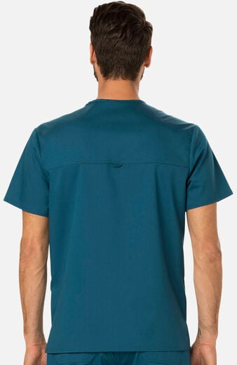 Men's Scrub Set: Chest Pocket V-Neck Top & Zip Fly Cargo Pant Men's Scrub Set: Chest Pocket V-Neck Top & Zip Fly Cargo Pant