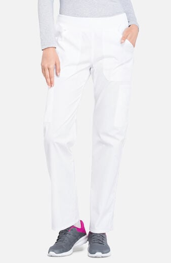 Women's Rib Knit Waist Cargo Scrub Pant Women's Rib Knit Waist Cargo Scrub Pant