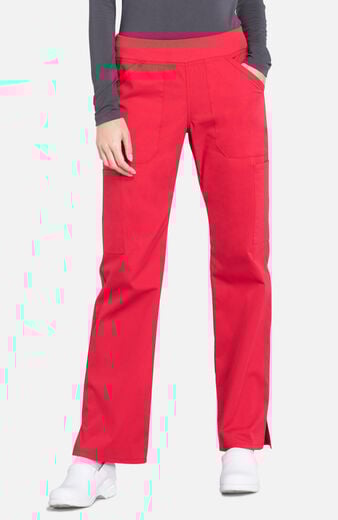 Women's Rib Knit Waist Cargo Scrub Pant Women's Rib Knit Waist Cargo Scrub Pant