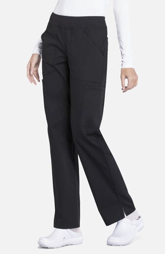 Women's Rib Knit Waist Cargo Scrub Pant Women's Rib Knit Waist Cargo Scrub Pant