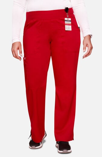 Women's Elastic Waist Cargo Pocket Scrub Pant Women's Elastic Waist Cargo Pocket Scrub Pant