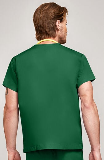Unisex Chest Pocket V-Neck Scrub Top Unisex Chest Pocket V-Neck Scrub Top