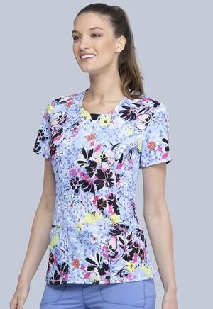 Beautiful Blooms Round Neck Top