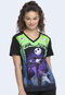 The Nightmare Before Christmas Jack And Zero V-Neck Top, , large