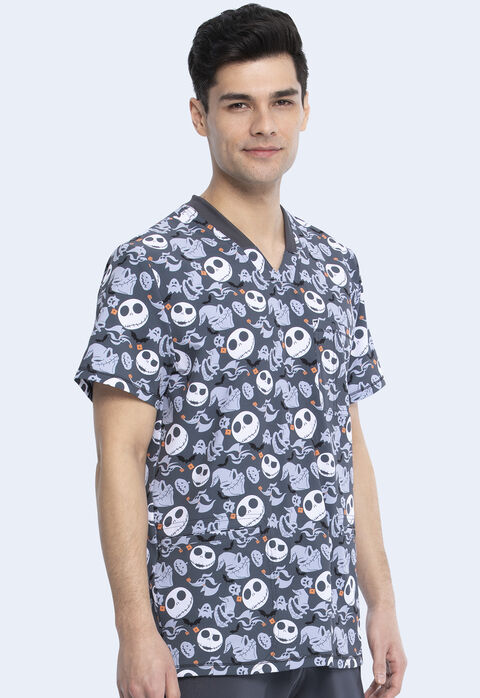 The Nightmare Before Christmas Boogie With Jack Men's V-Neck Top, , large