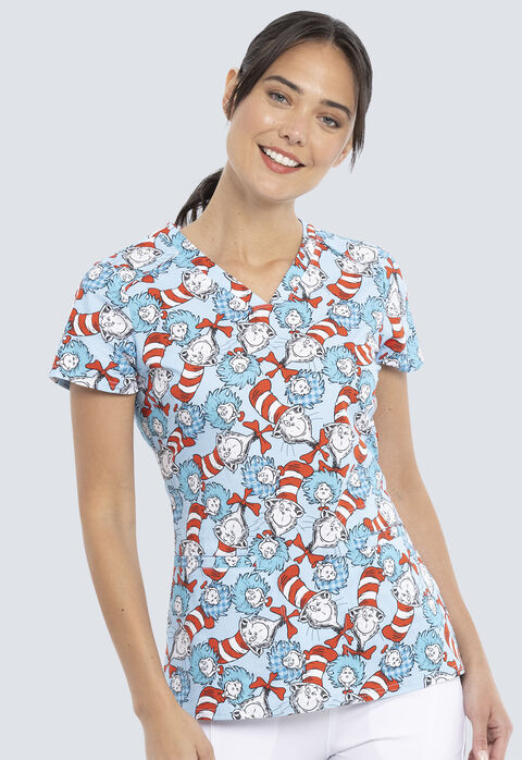 Dr. Seuss Some Things V-Neck Top, , large