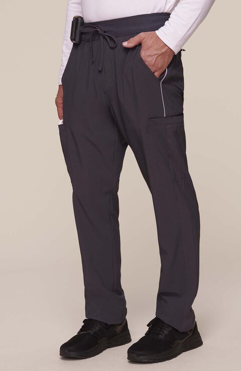 Men's Tapered Leg Drawstring Cargo Pant, , large