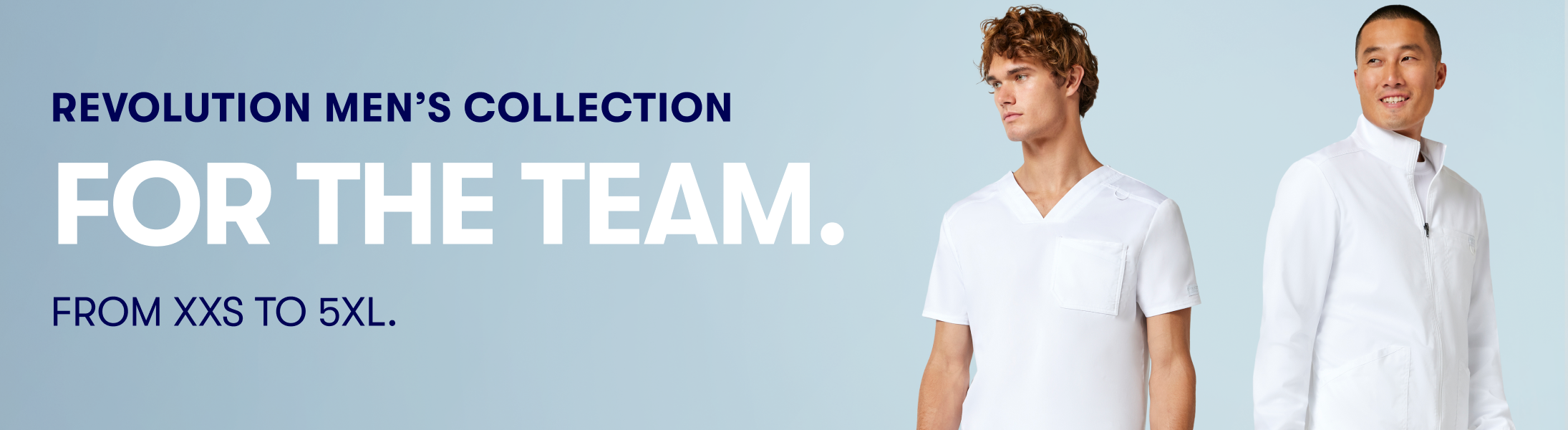 For The Team. From XXS to 5XL.