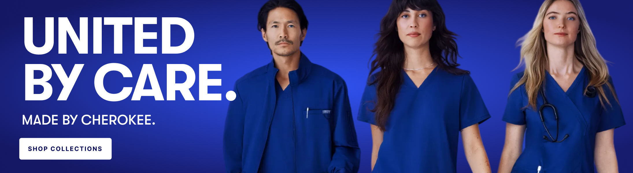 United by care. Made by Cherokee. Shop Collections.