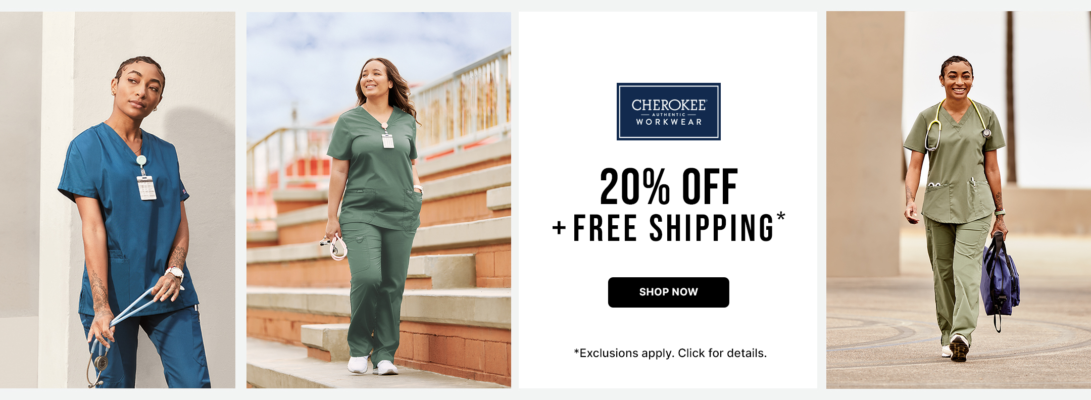 Shop Cherokee Workwear 20% Off