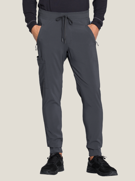 shop infinity by cherokee men's drawstring jogger scrub pant