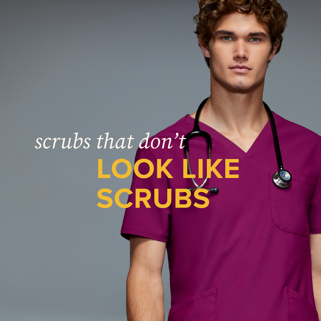 Scrubs that don't look like scrubs
