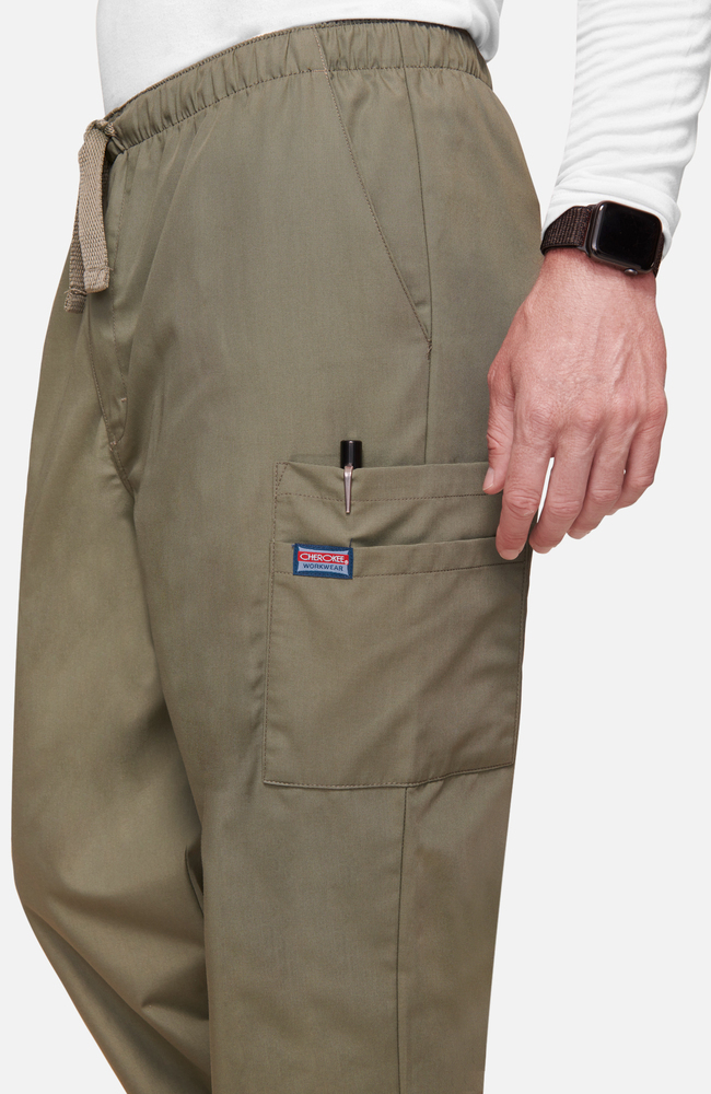 Men's Drawstring Cargo Scrub Pant | Cherokee Uniforms